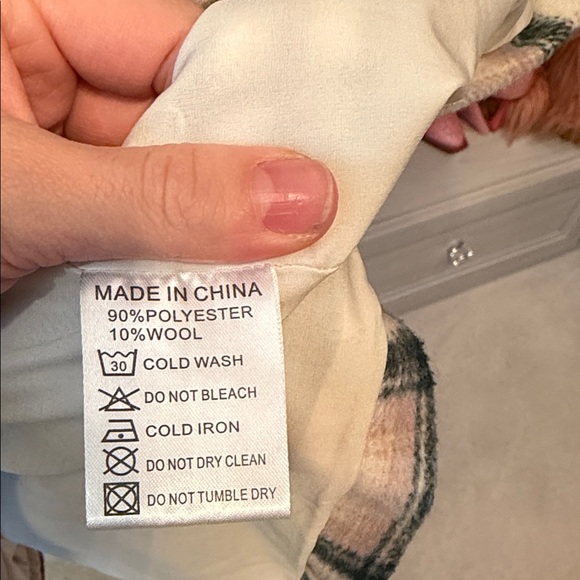 Ivy City Co Plaid Midi Dress - Red, Black, Cream, Green - Picture 4 of 4